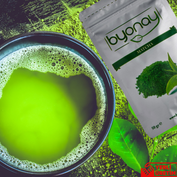 Byonay Yerli Matcha Yeşil Çay Pudrası 50 g – Rize Çayı