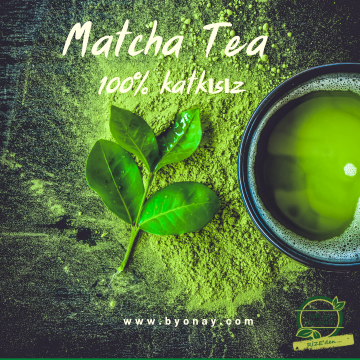 Byonay Yerli Matcha Yeşil Çay Pudrası 50 g – Rize Çayı