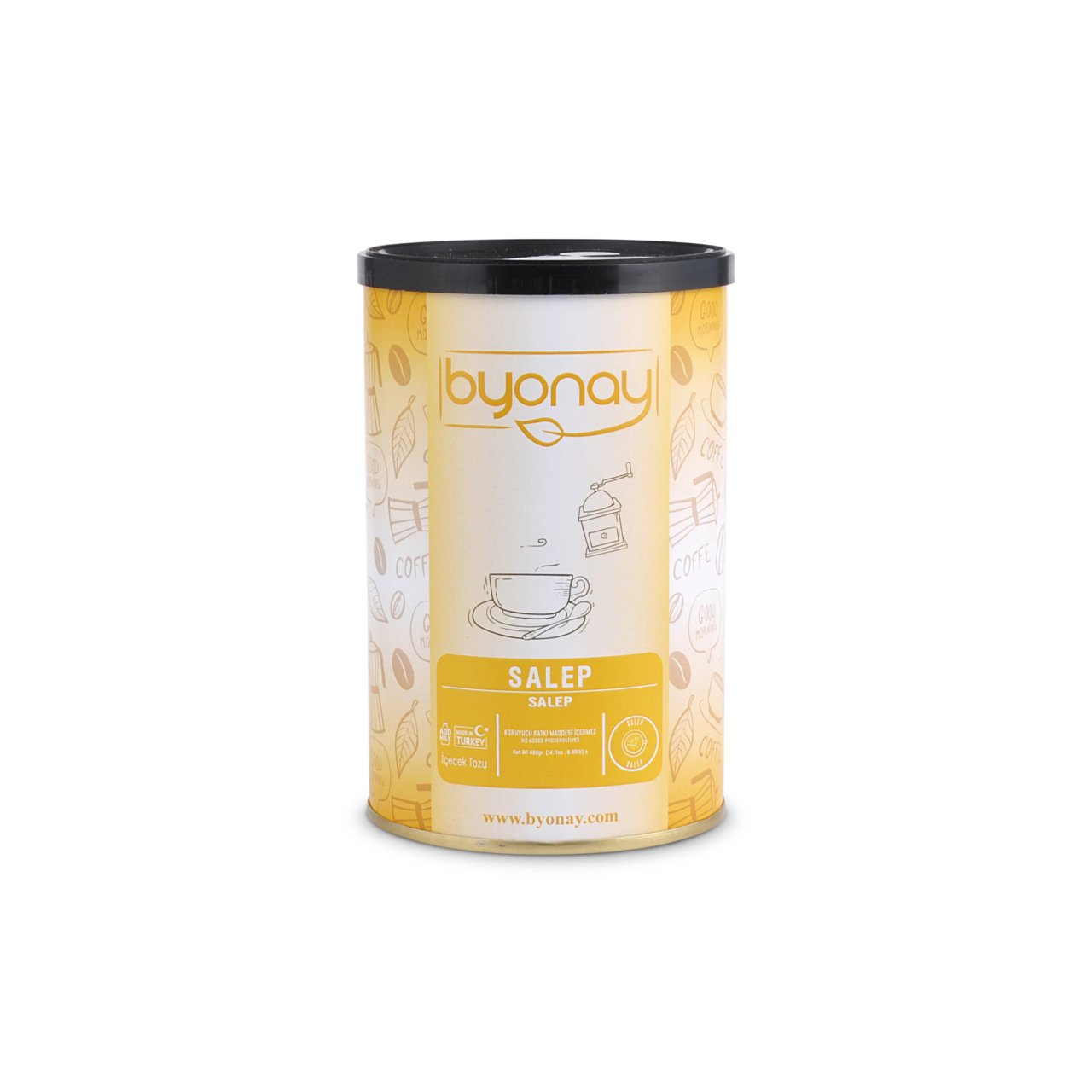 Byonay Salep İçecek Tozu 400 g – Teneke Kutu