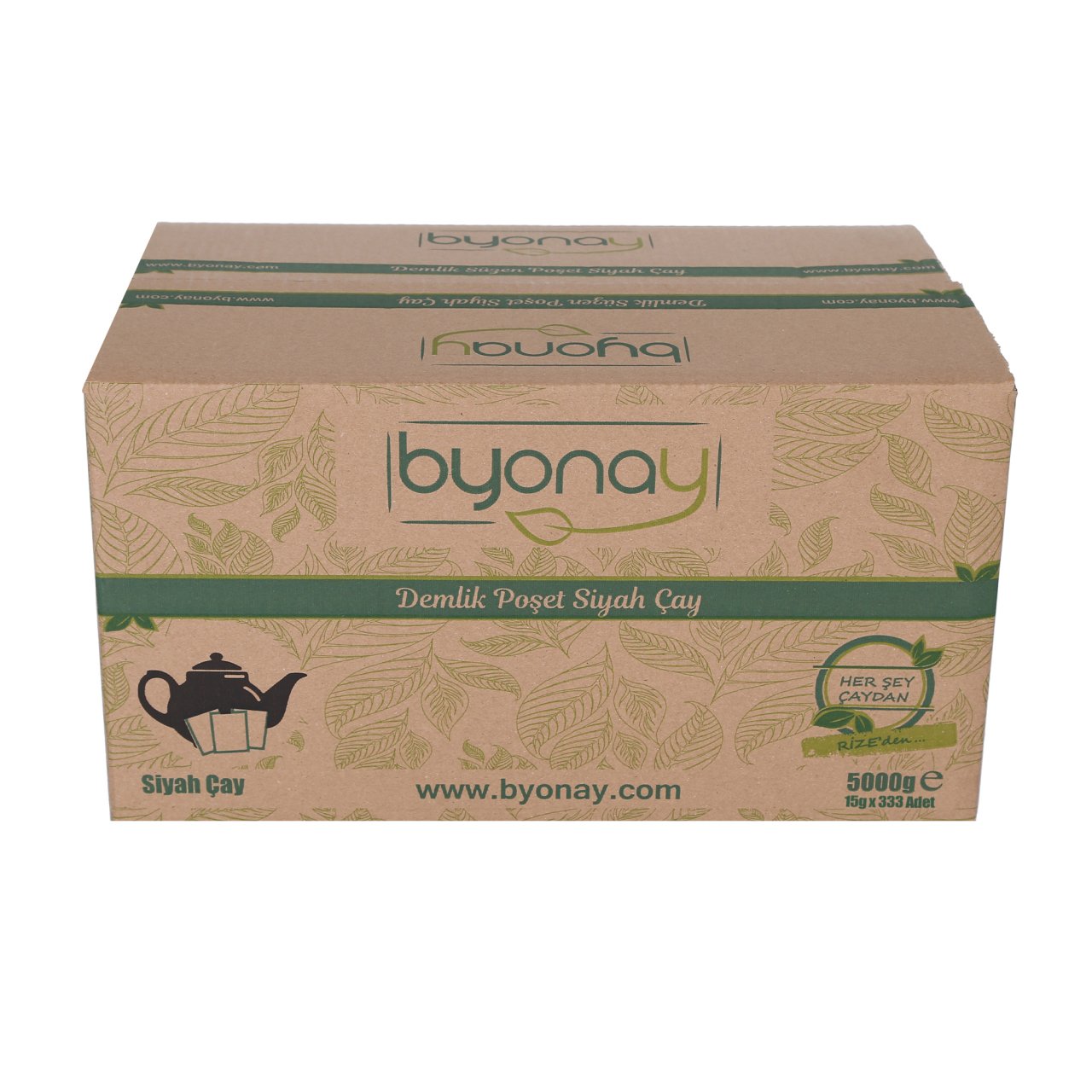 Byonay Demlik Poşet Siyah Çay 5000 gr (+/- 15 gr)