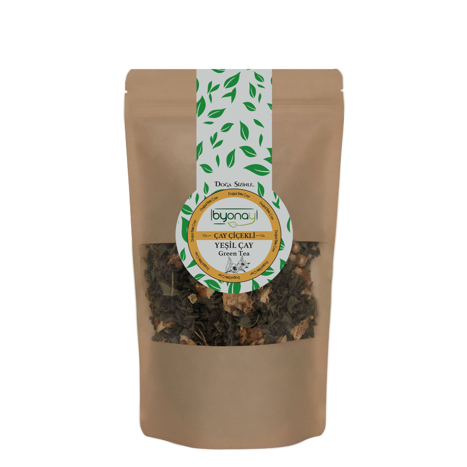 Byonay Çay Çiçekli Yeşil Çay 75 g – Çiçeksi İçim