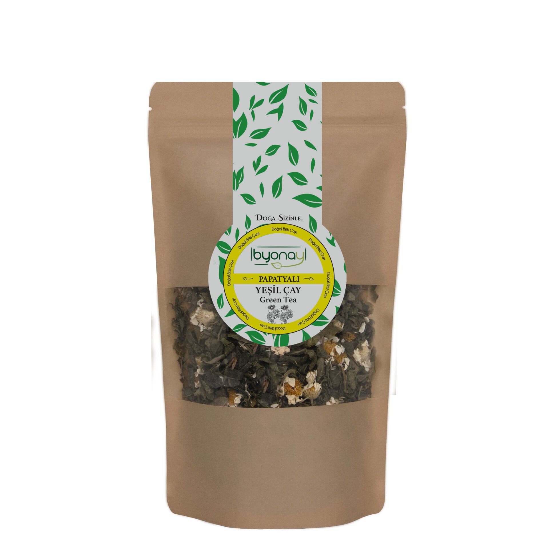 Byonay Papatyalı Yeşil Çay 75 g – Çiçeksi ve Yumuşak İçim