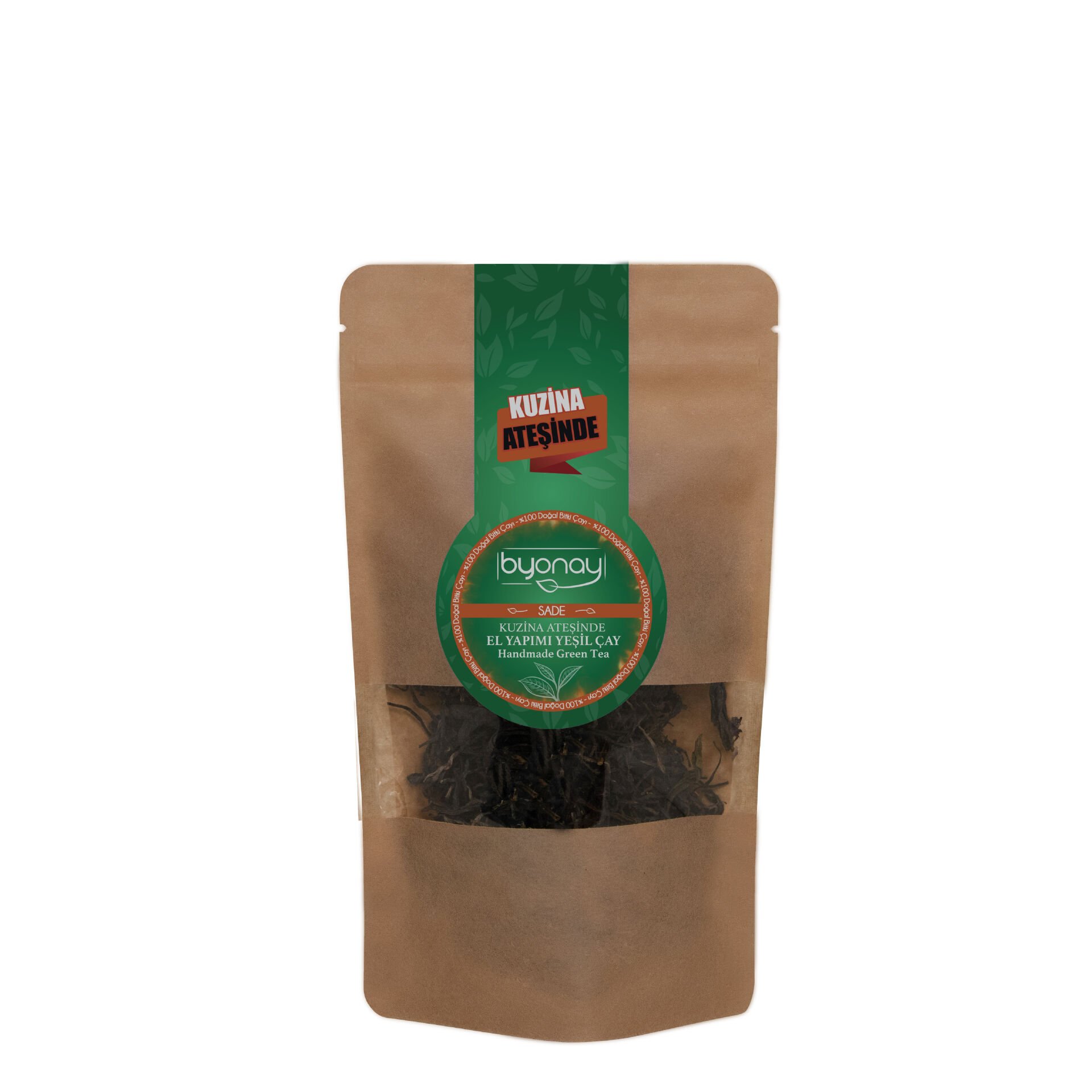 Byonay Kuzina Ateşinde Yeşil Çay 30 g – Özel Üretim