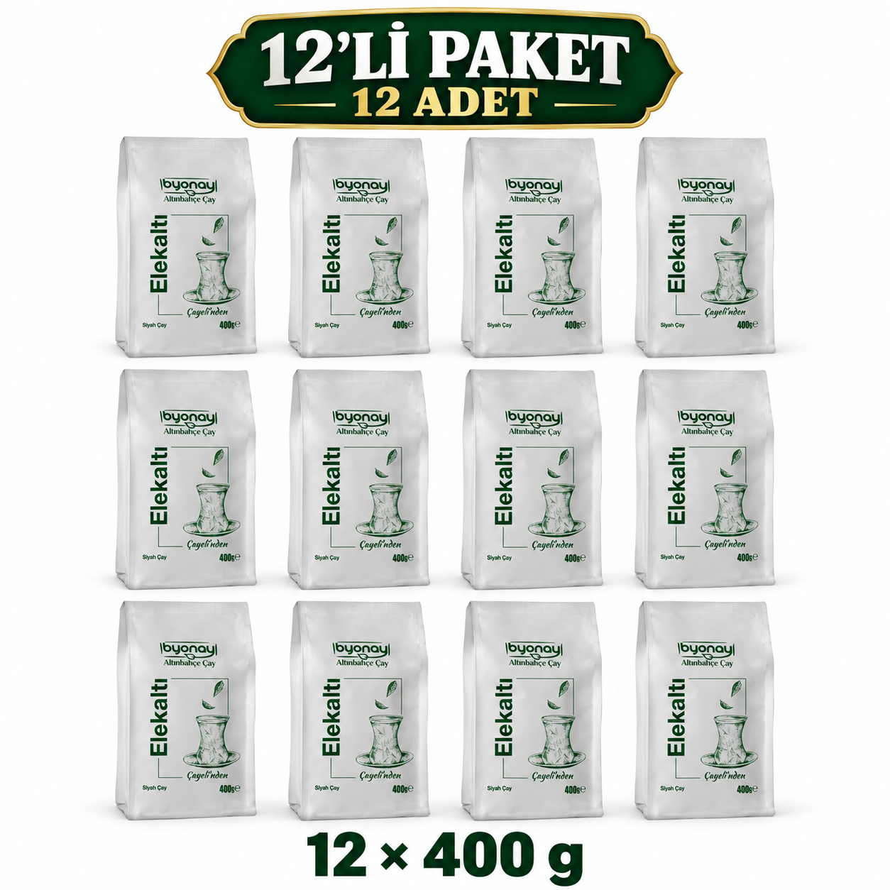 Altınbahçe Elekaltı Siyah Çay 400 g – 12’li Paket