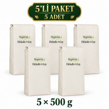 Byonay Elekaltı Siyah Çay 500 g – 5’li Paket