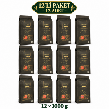 Byonay Altınbahçe Premium Bergamot Aromalı Siyah Çay 1000 g – 12’li Paket